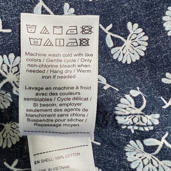 UNTUCKit Mens Classic Cotton Pinon Shirt Fan Flower Print‎ Size Extra Large - Picture 6 of 7